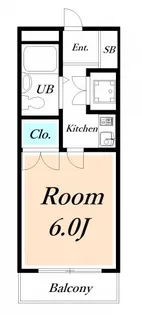 ジュネッタ8【1階】の間取り