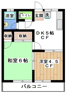 東京都町田市小川3【アパート】の間取り