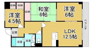 ファミリアル門戸【2階】の間取り