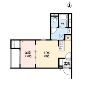 BEARWOOD LAKES市川大野【3階】の間取り