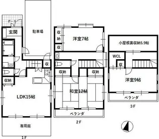埼玉県さいたま市西区三橋5【一戸建】の間取り