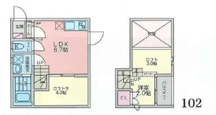 リヴェールココ【1階】の間取り