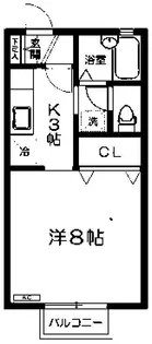 稲荷山ハイツ【1階】の間取り