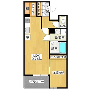 ラフィーノ八乙女【3階】の間取り