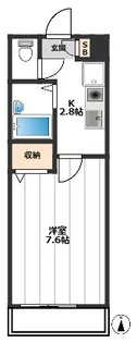 クレストシモイタ【4階】の間取り