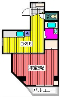 モンターニュ駒込【8階】の間取り