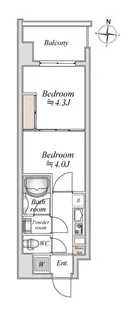 東京都墨田区緑1【マンション】の間取り