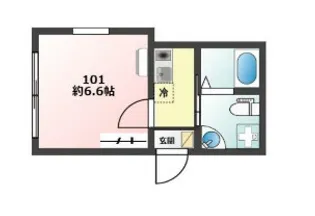 東京都新宿区愛住町【マンション】の間取り