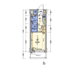東京都品川区南大井4【マンション】の間取り