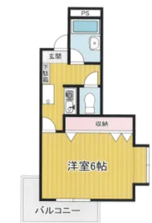 メゾン武蔵野【1階】の間取り