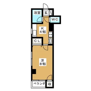 第2コーポシモダ【2階】の間取り