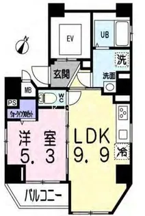 サンマルティーノ東麻布【3階】の間取り