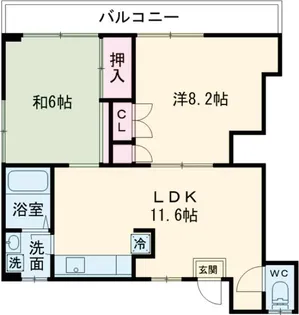 春山ビル【2階】の間取り