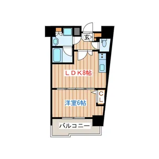 グランドロアール仙台西公園【6階】の間取り