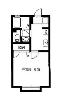 サンライフコーポ【1階】の間取り