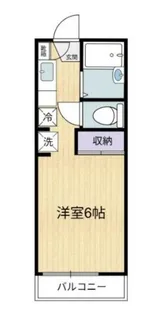 ベルメゾンカスヤ【1階】の間取り