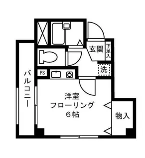 ロイヤルヒルズ忠生【1階】の間取り