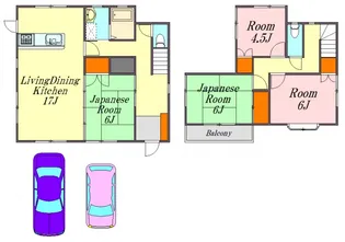 広島県廿日市市永原【一戸建】の間取り