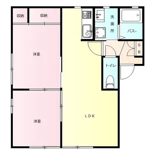 リビエラ C【2階】の間取り