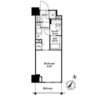 KDXレジデンス品川シーサイド【6階】の間取り