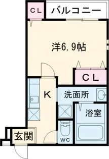 フジパレス諏訪ノ森駅東【3階】の間取り