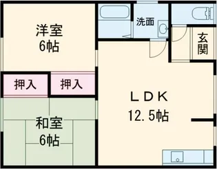 コーポカトレア【2階】の間取り