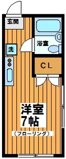 第二香川ハイツ【1階】の間取り