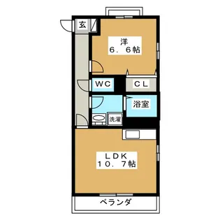 グリーンヒルズEAST I【2階】の間取り