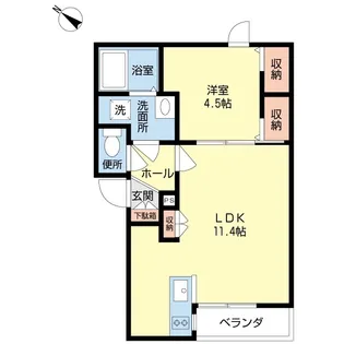 プチメゾン寿A【2階】の間取り