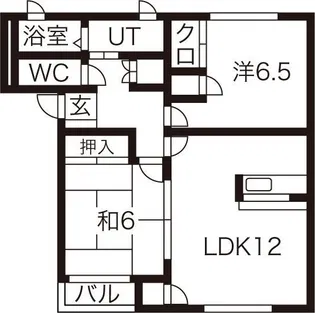 プラセール B棟【1階】の間取り
