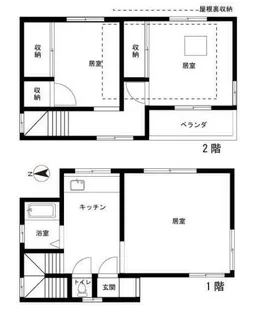 東京都杉並区和泉4【一戸建】の間取り