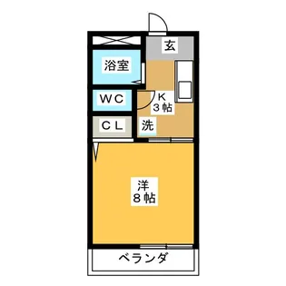 シャトレーASAHI【1階】の間取り