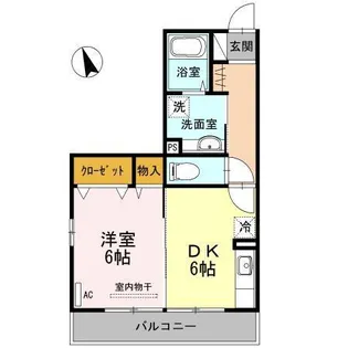 スリー・スター III号館 A【3階】の間取り