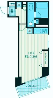 ロワジール三軒茶屋【5階】の間取り
