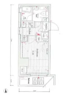 ヴォーガコルテ笹塚アジールコート【10階】の間取り