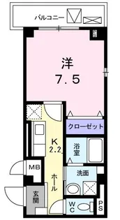 神奈川県横浜市鶴見区本町通4【マンション】の間取り