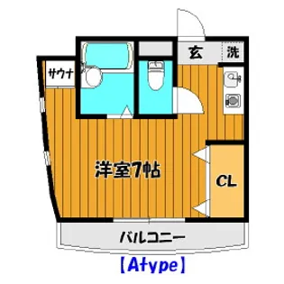 ロイヤルパレス清水台【4階】の間取り