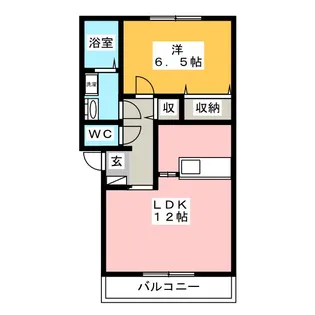 On Style A館【2階】の間取り