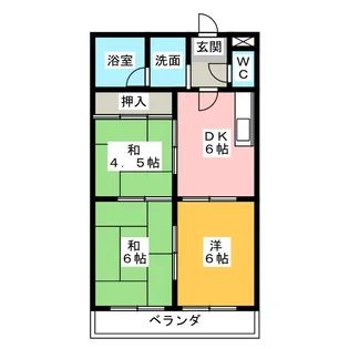 エクセル神戸【2階】の間取り
