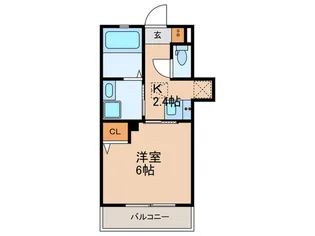 キャッスルホワイト柳橋【2階】の間取り