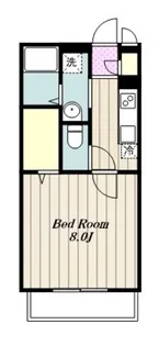 サンライズ岩本【1階】の間取り