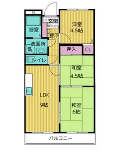 メゾンサンパーク【1階】の間取り