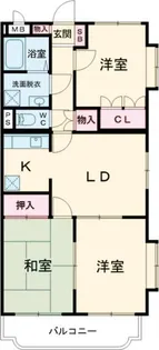 ユーミー和田山【4階】の間取り