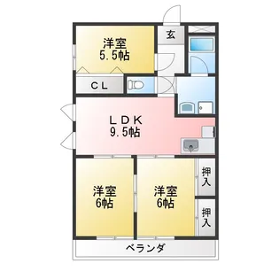 TAKIハイツ【1階】の間取り