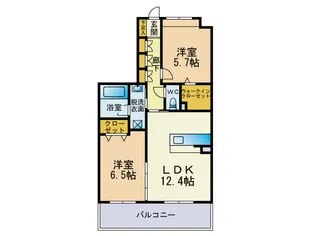 VALUE伊都【3階】の間取り