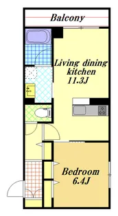 ラフィネ(相之川)【2階】の間取り