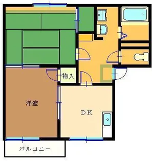 Auras Court【2階】の間取り