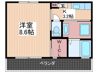 セフィラ・エルメス【1階】の間取り