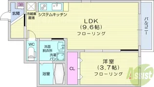 アクト1【1階】の間取り