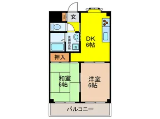 ネクスト文の里【4階】の間取り